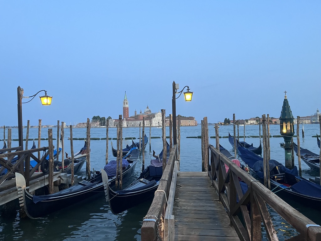 View over water
